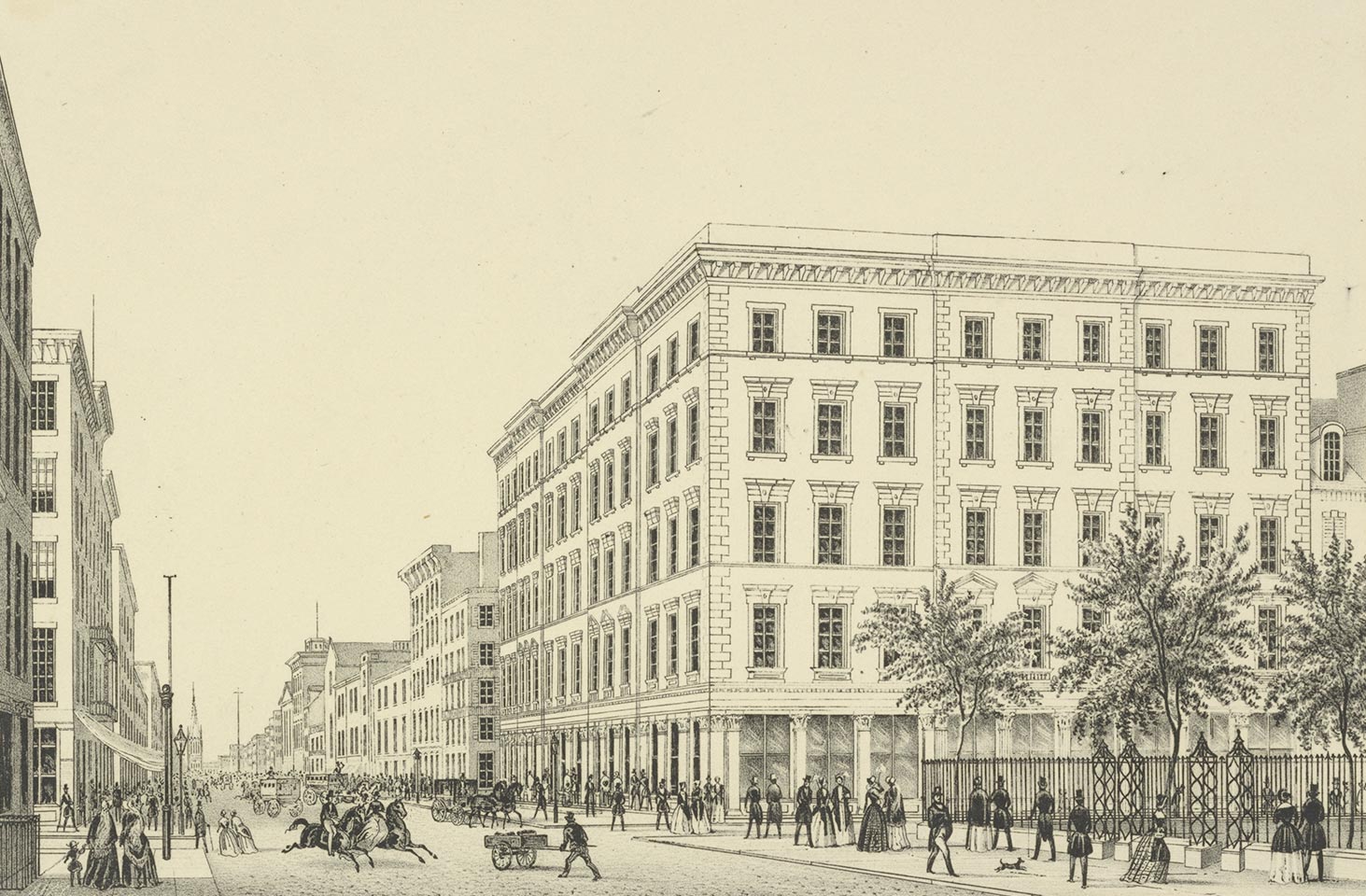 A.T. Stewart Iron Palace Broadway 9th Street