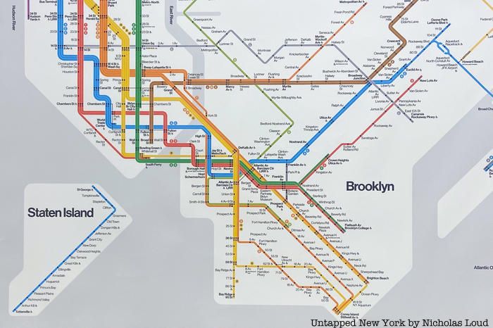 Bay Parkway subway stations map