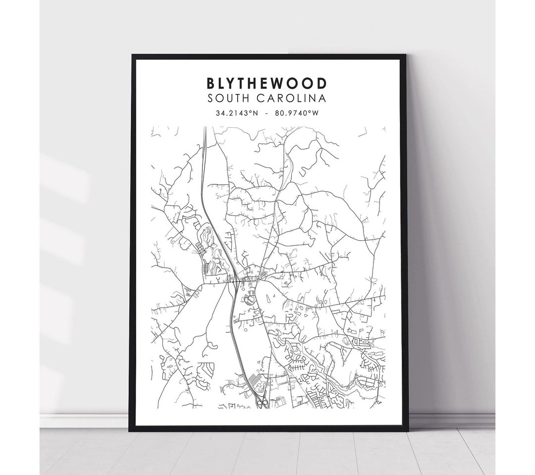 Blythewood South Carolina map