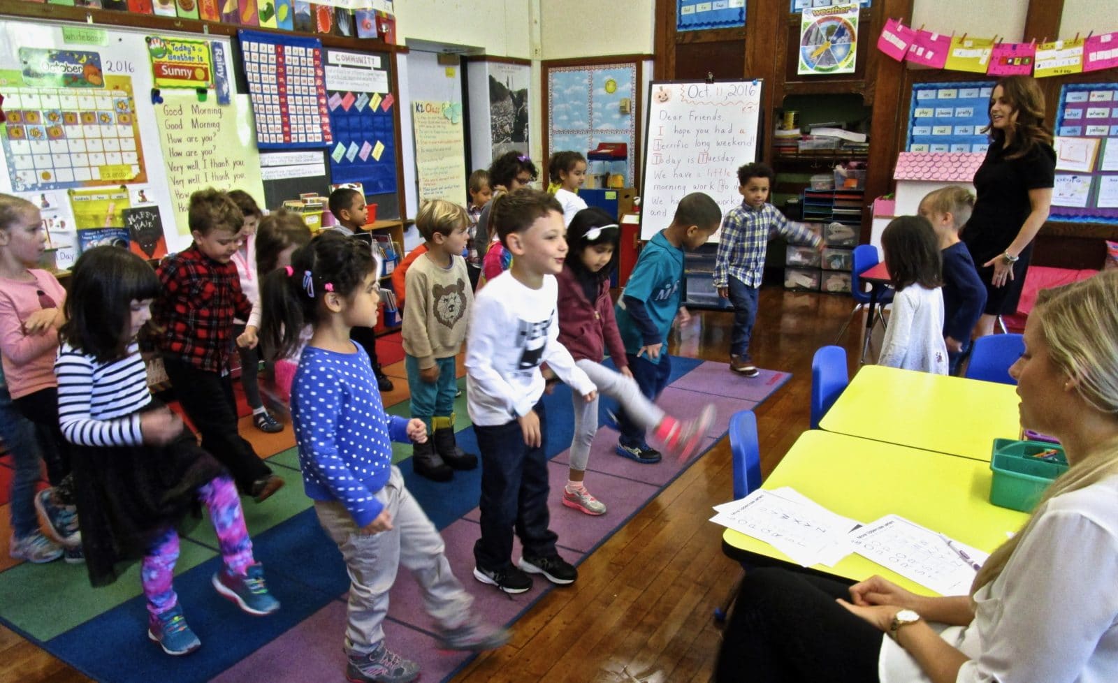 Boston public school classroom