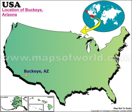 Buckeye West Valley map
