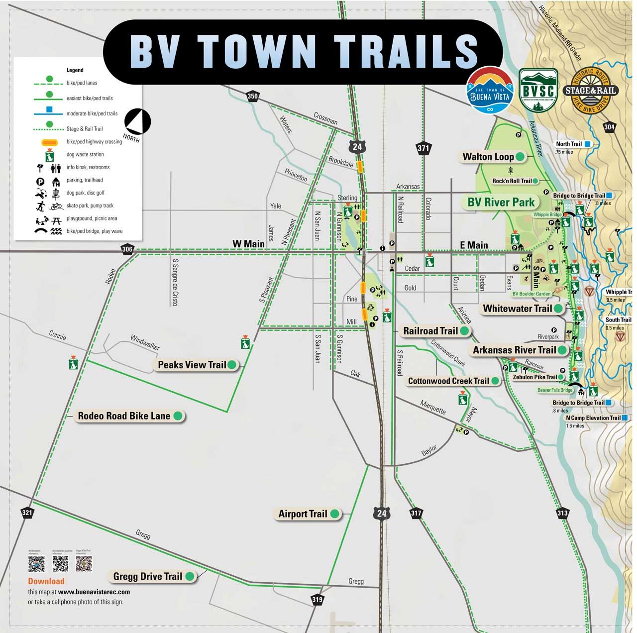 Buena Vista Colorado map