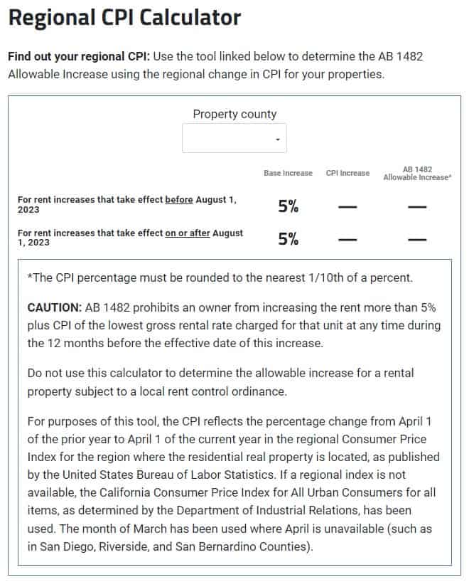 CPI calculation disruption