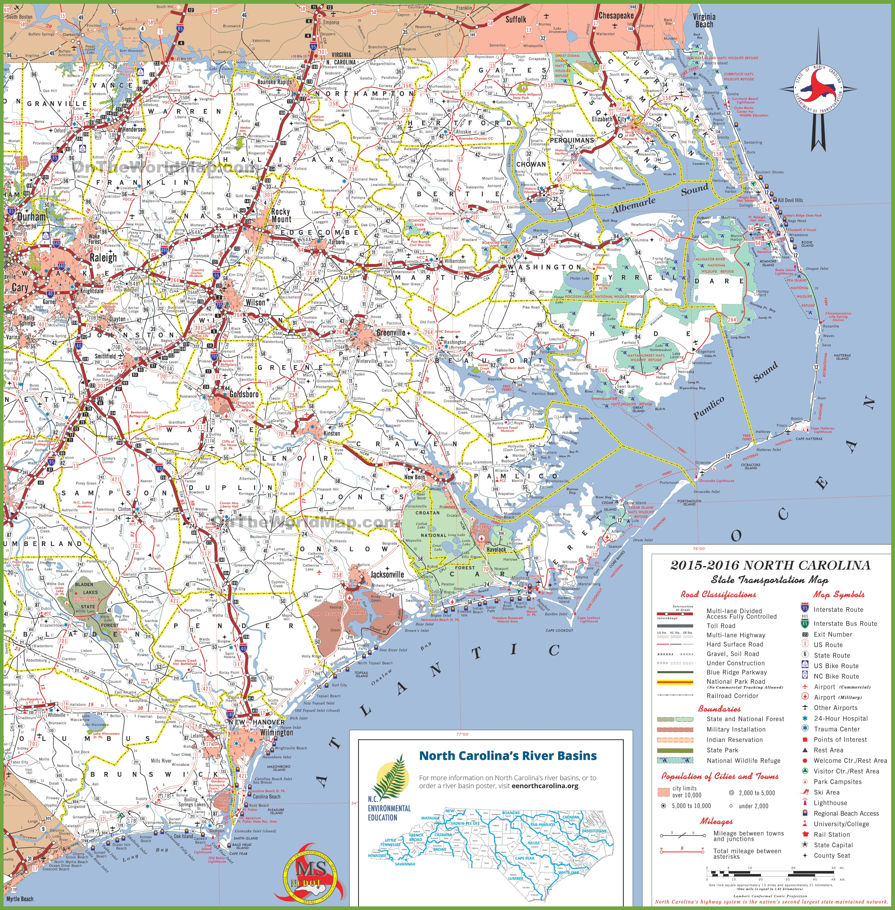 Carolina Shores location map