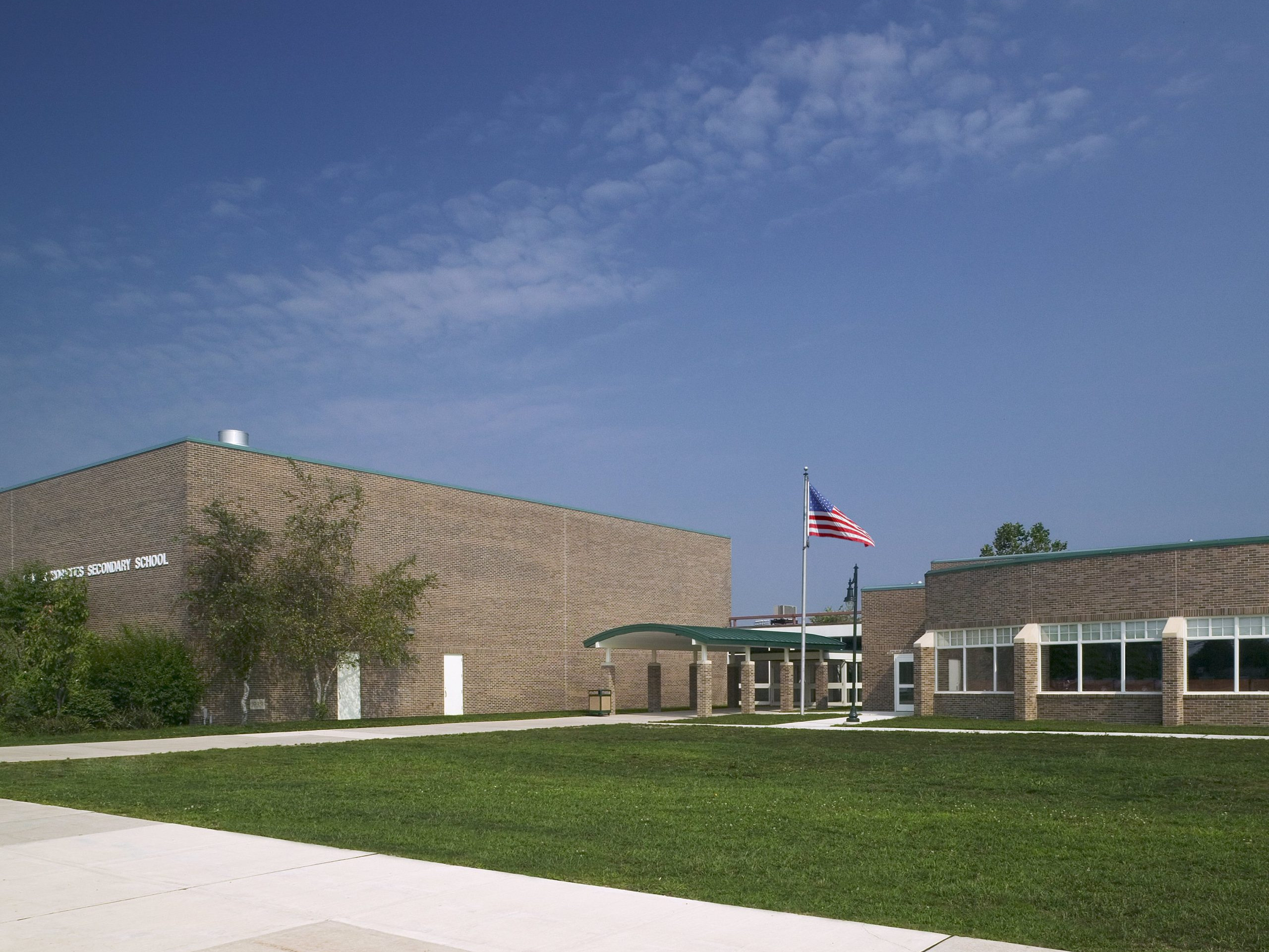 Center Moriches school building