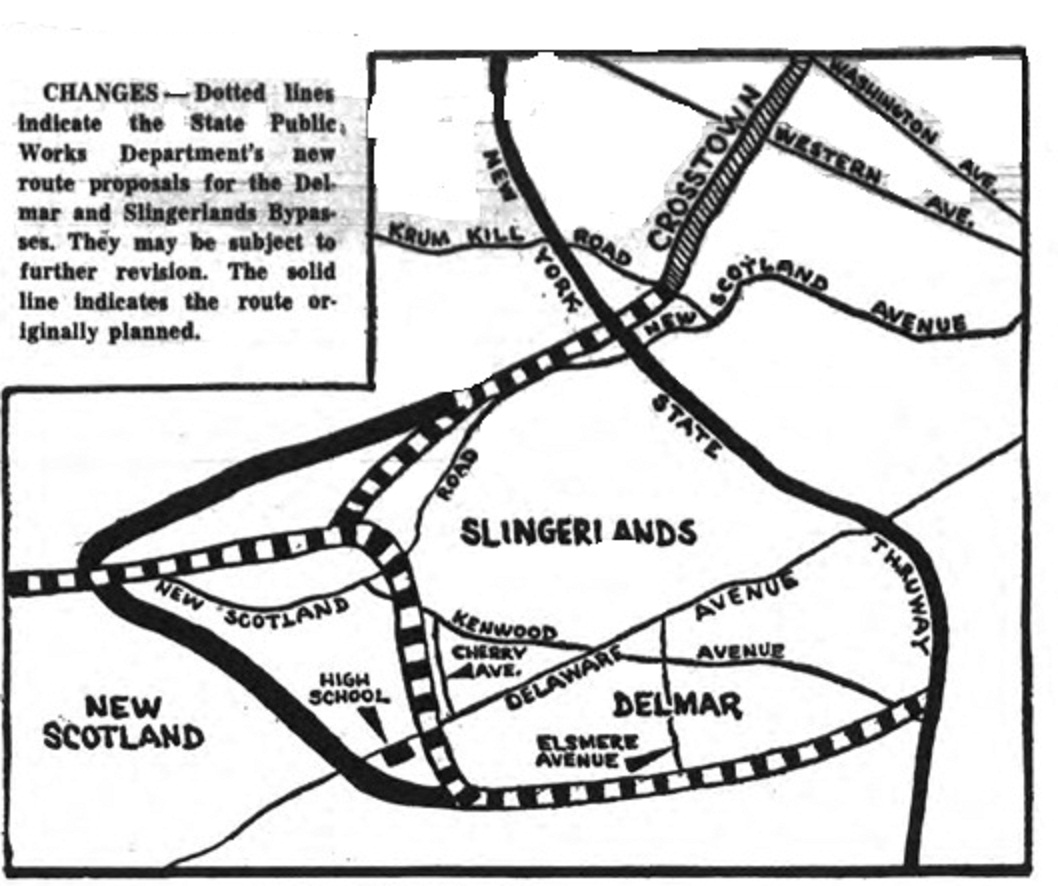 Delmar commute routes map