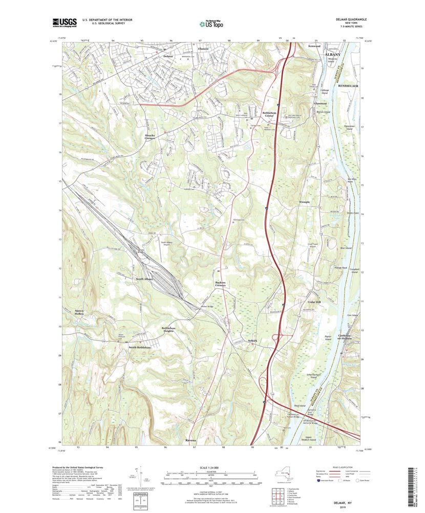 Delmar neighborhood map