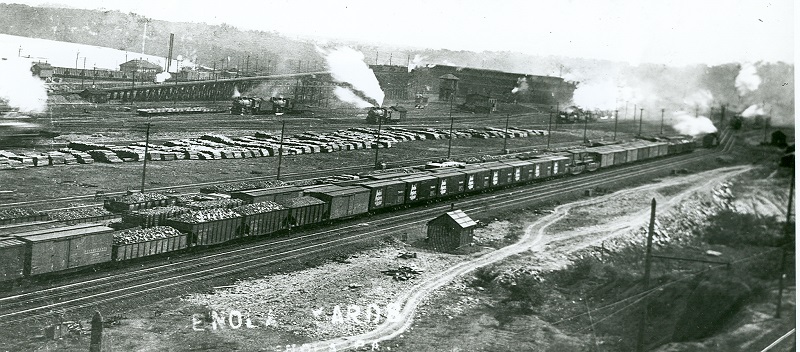 Enola rail yard history