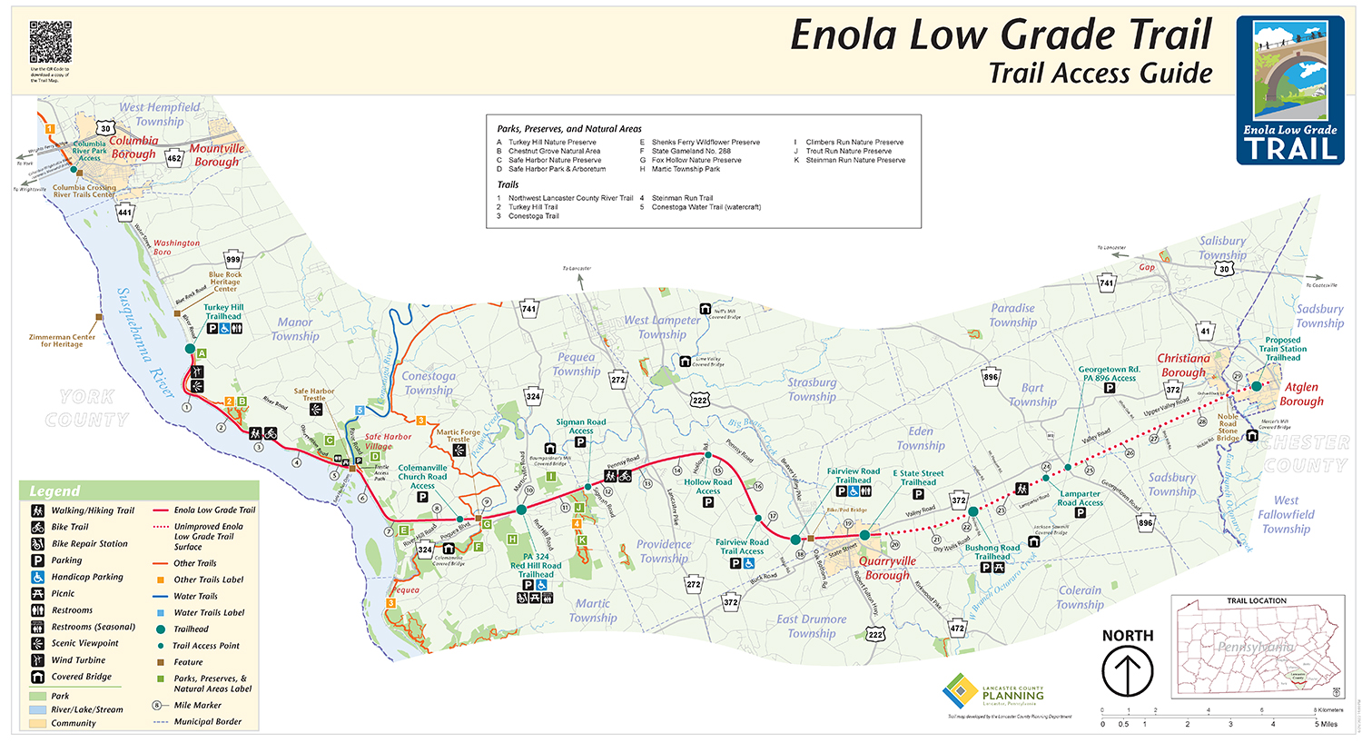 Enola township map