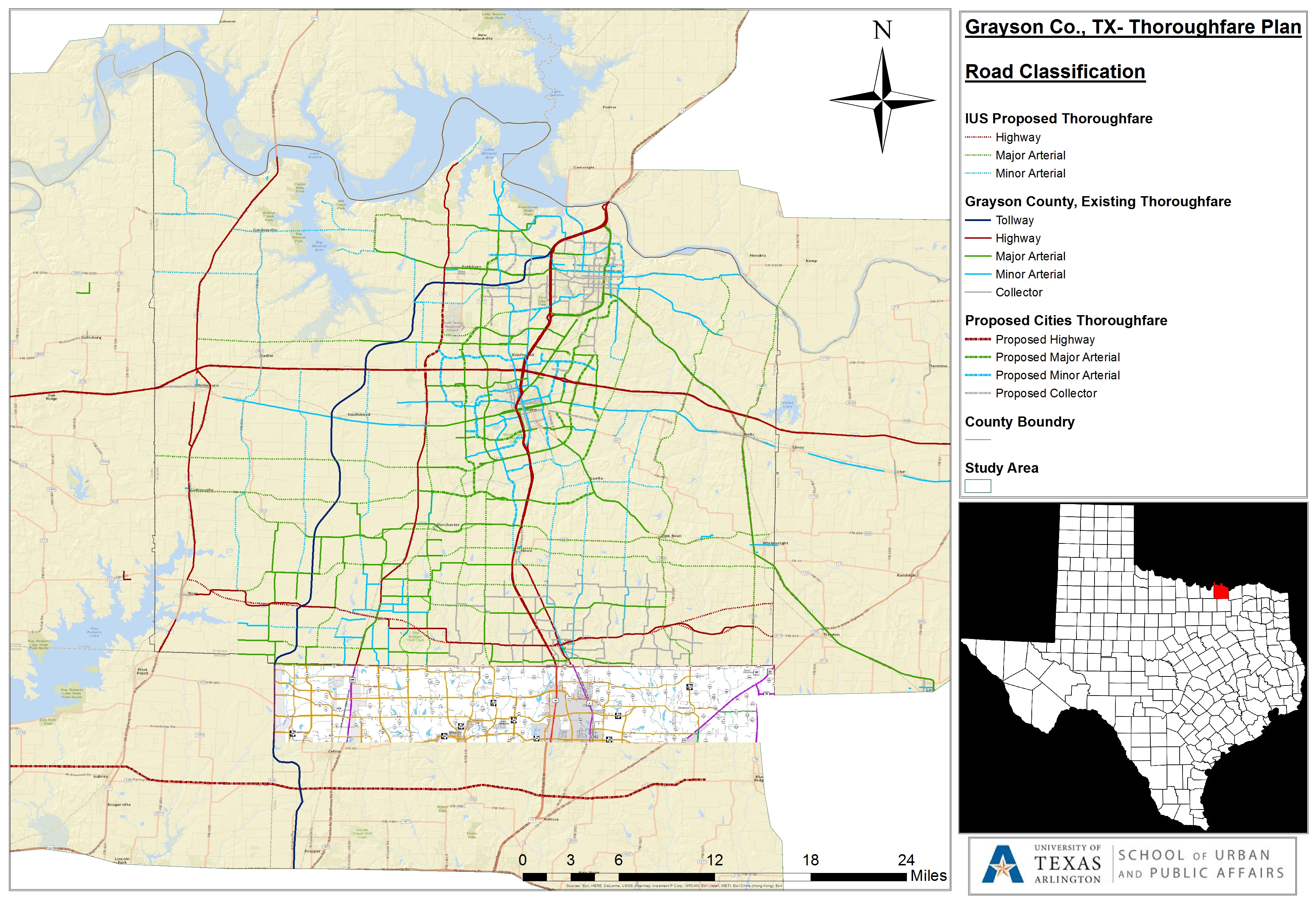 Grayson County tollway infrastructure
