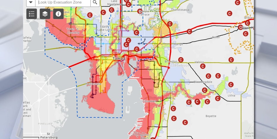 Hillsborough zoning map