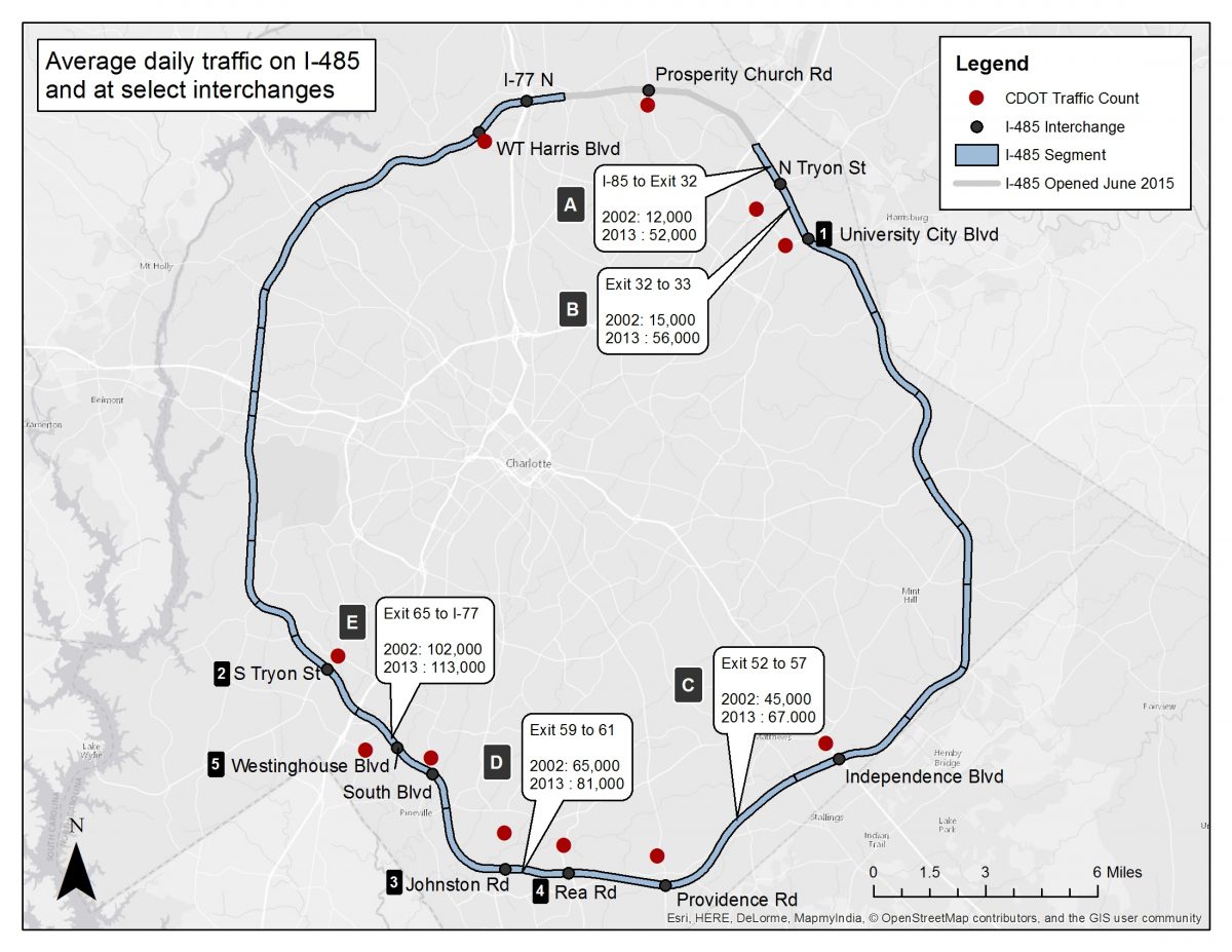 I-485 commute route