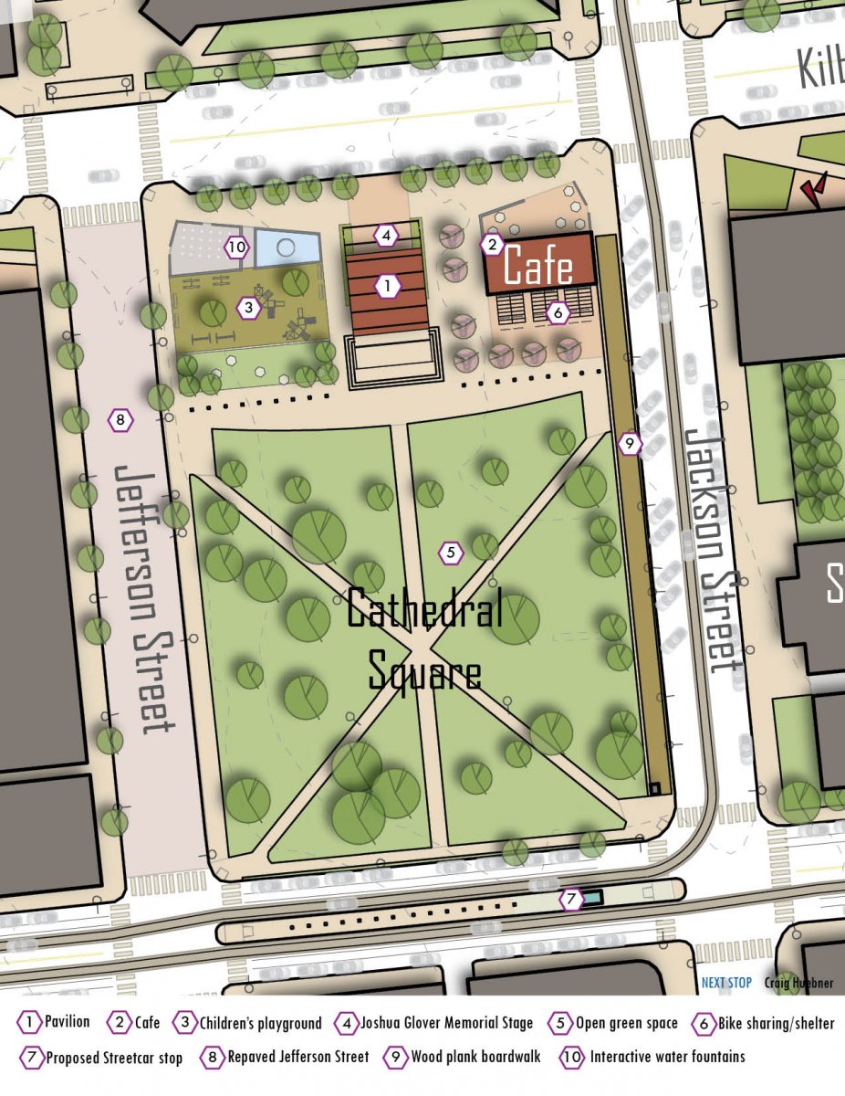 Juneau Town neighborhood map