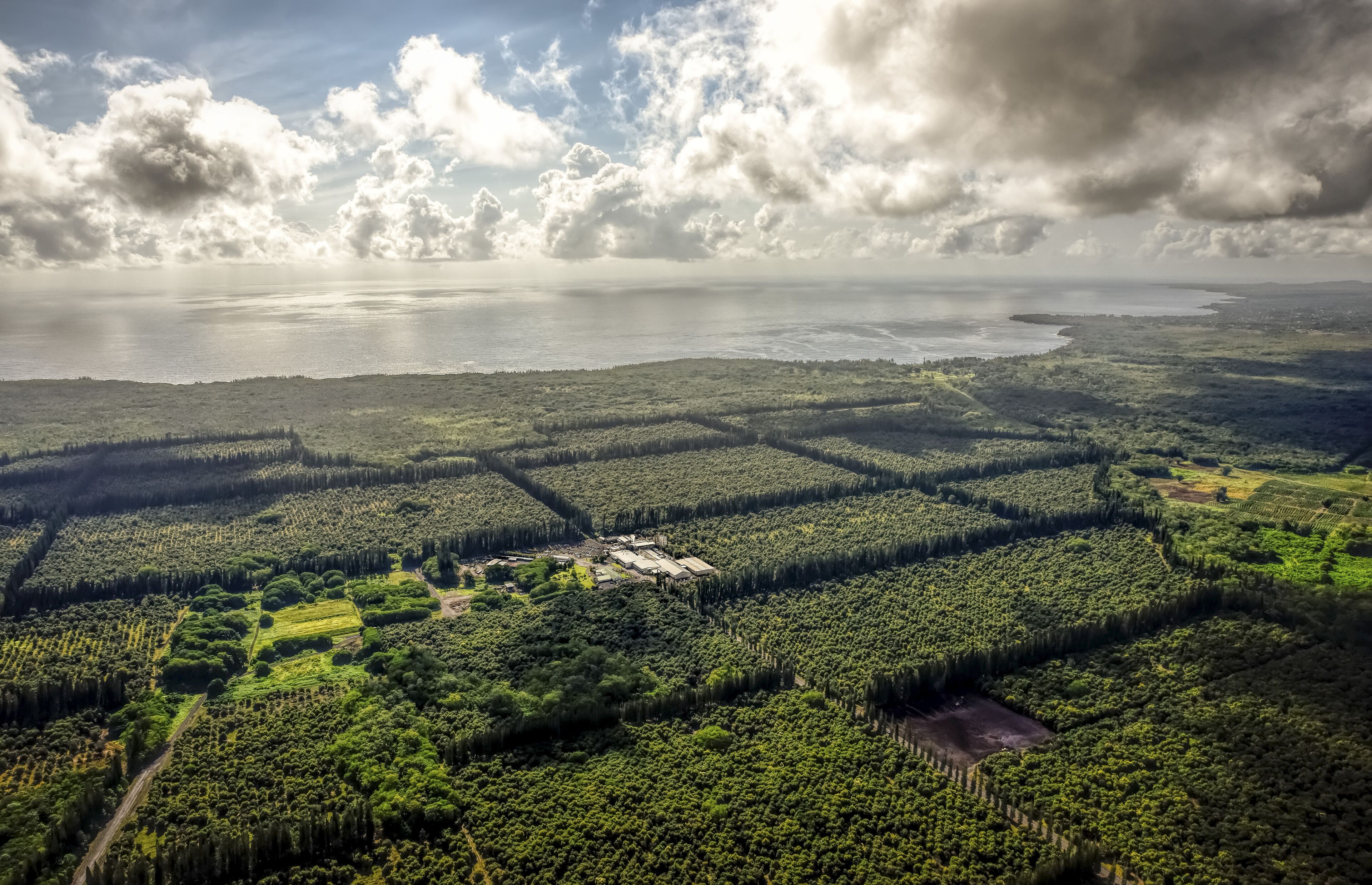 Keaau town overview