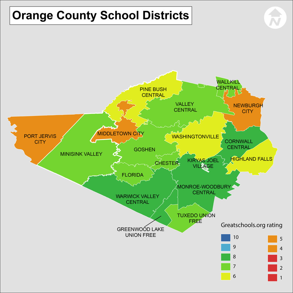 Kings Park school district map