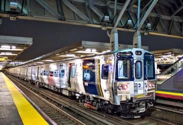 LIRR train Amagansett