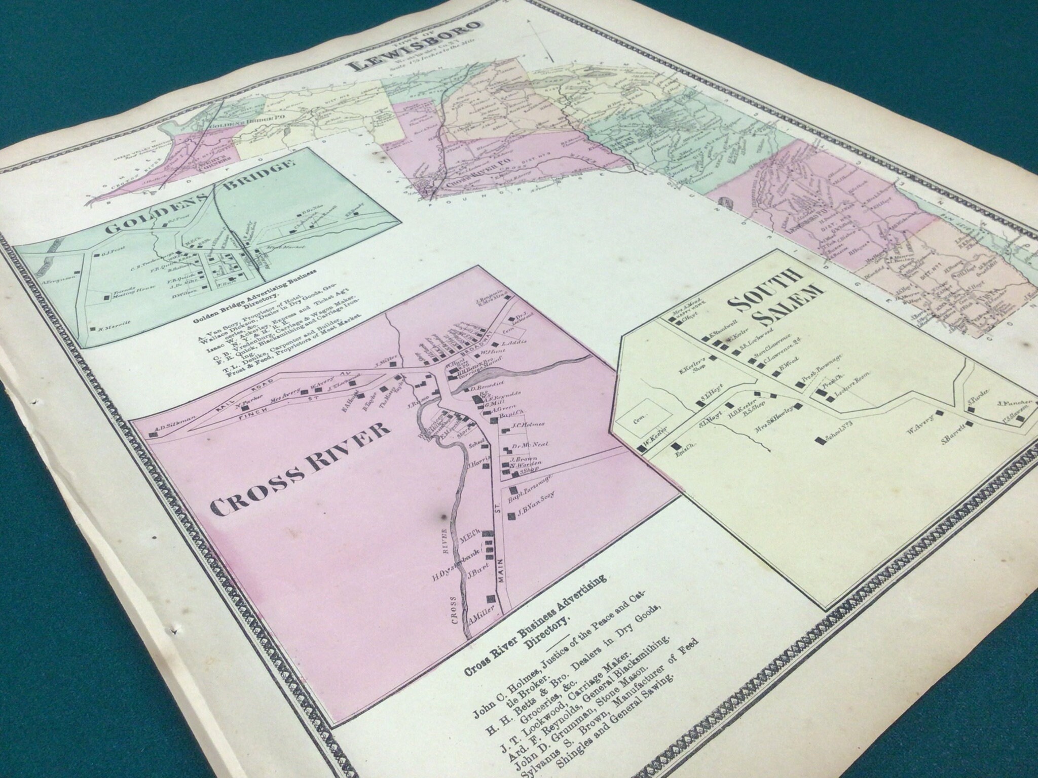 Lewisboro town hamlets map