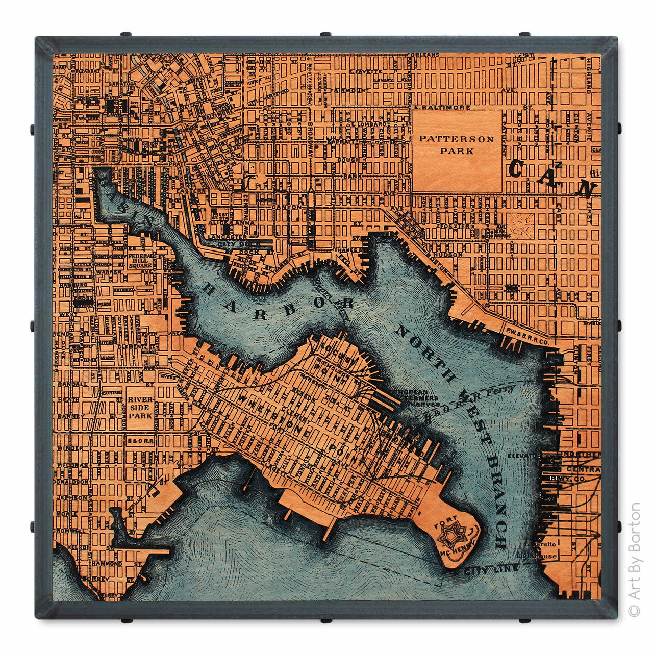 Locust Point transit map