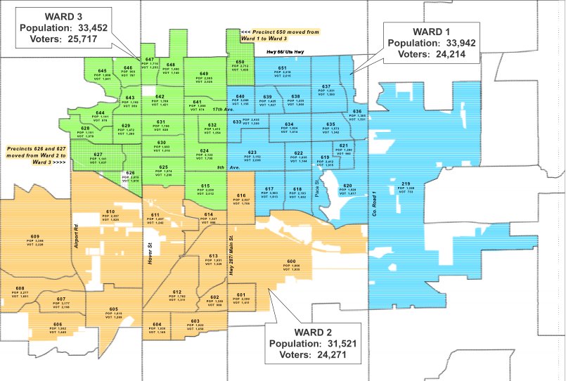 Longmont zip code map