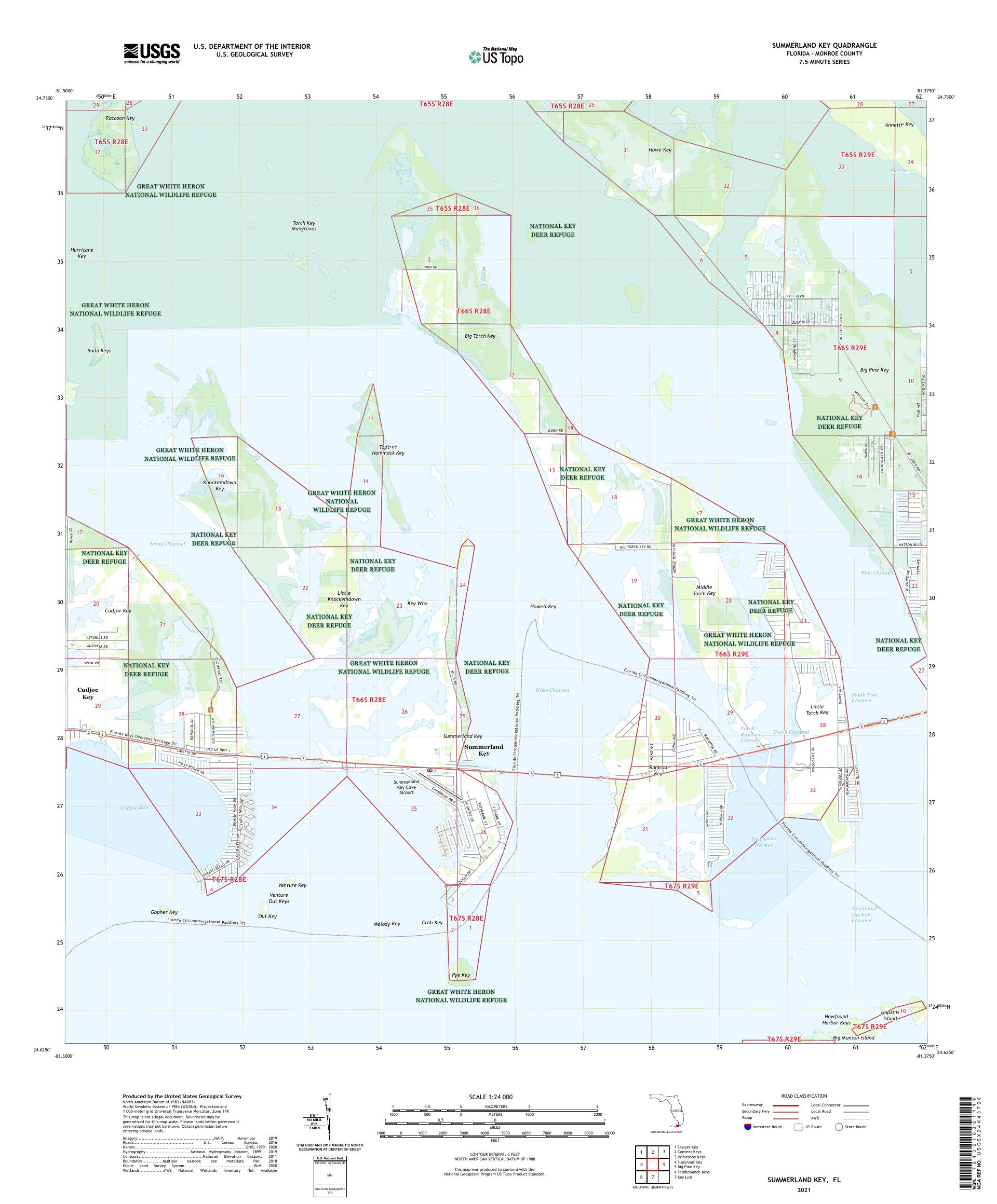 Lower Keys map comparison