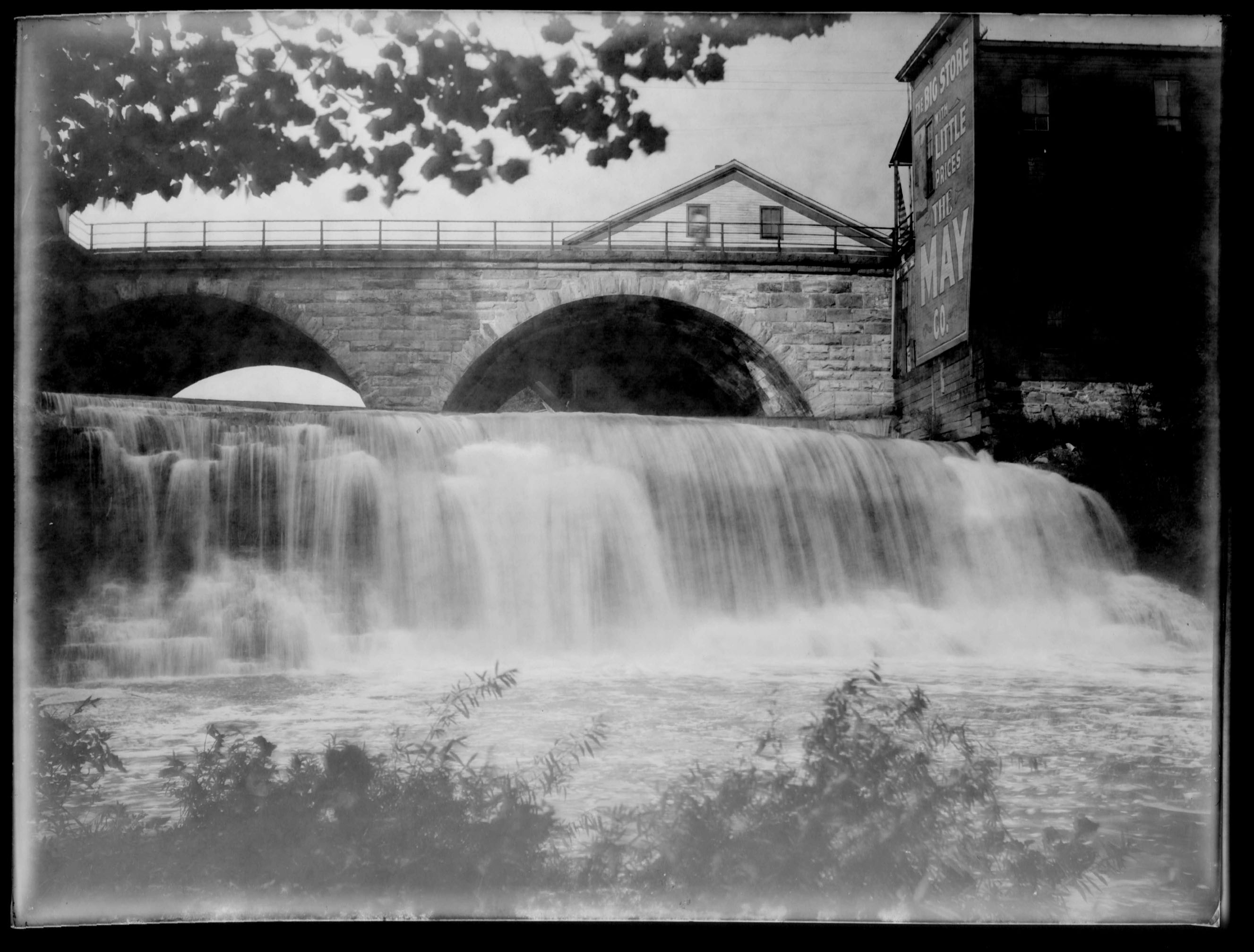 Main Street bridge falls