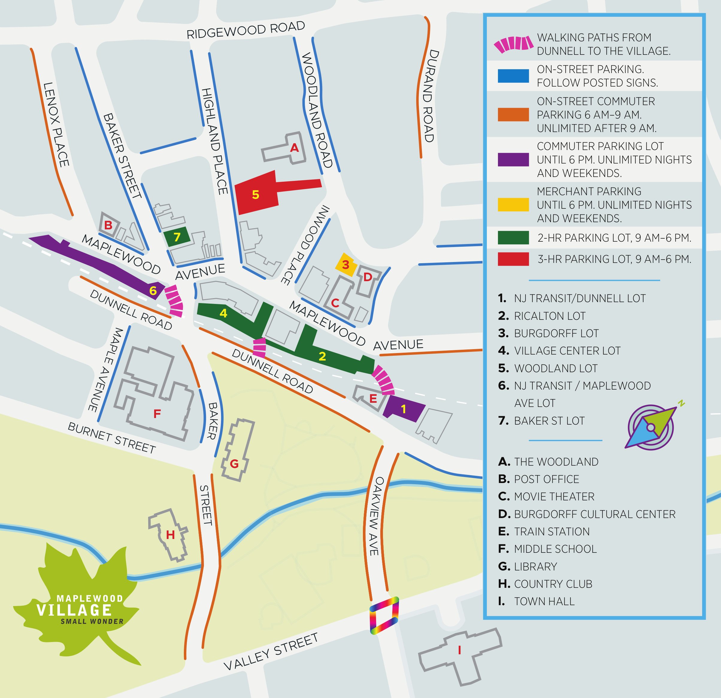 Maplewood neighborhood map