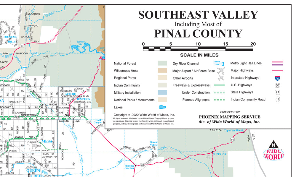 Maricopa Pinal county line