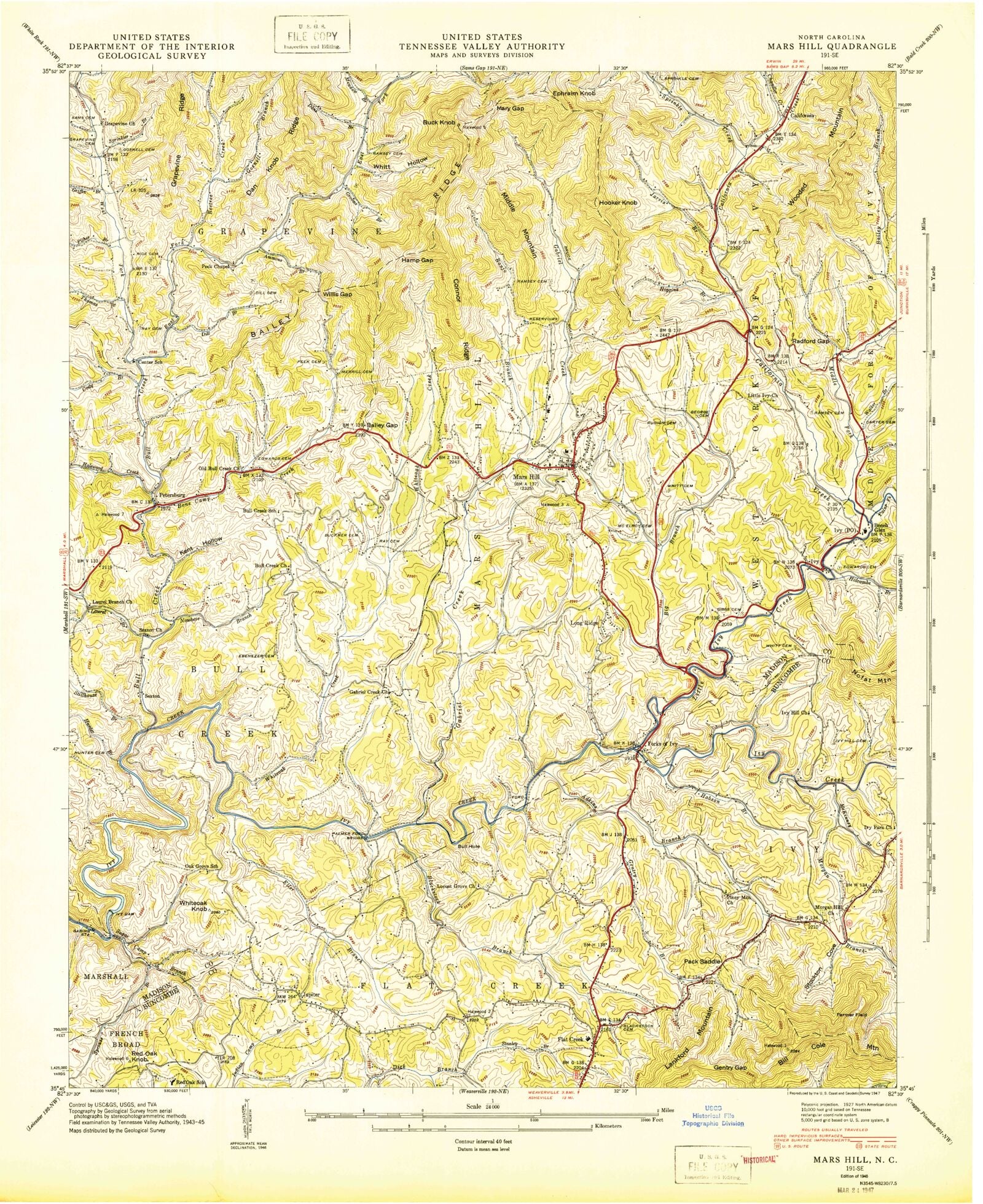 Mars Hill neighborhoods map