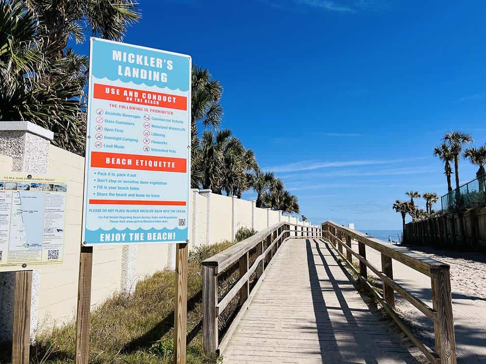 Micklers Landing boardwalk
