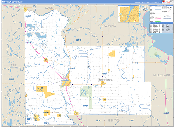 Morrison town boundary map