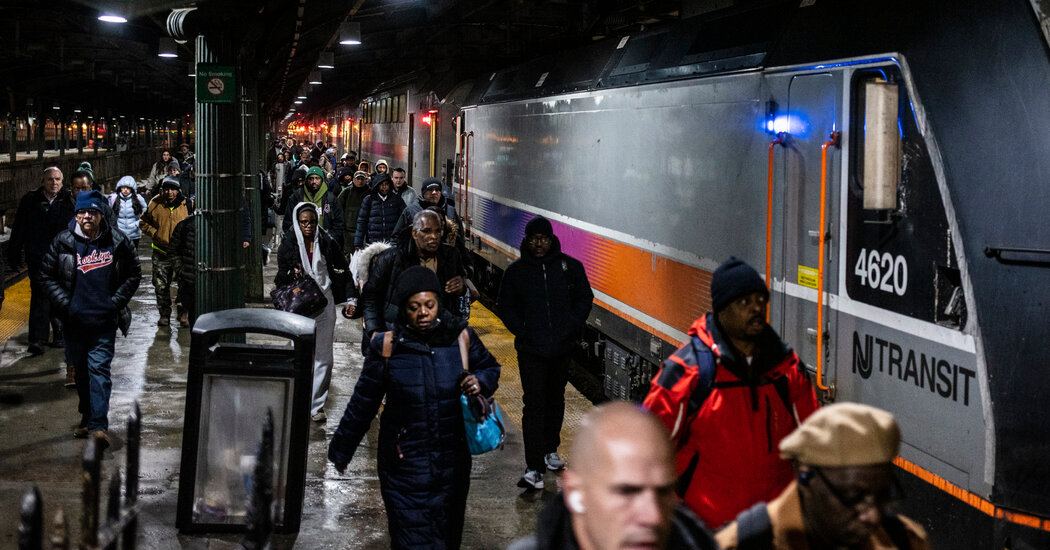 NJ Transit train commute