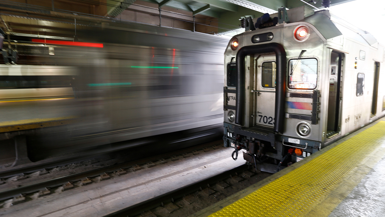 NJ Transit train platform