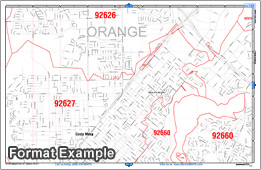 Nashua ZIP code map