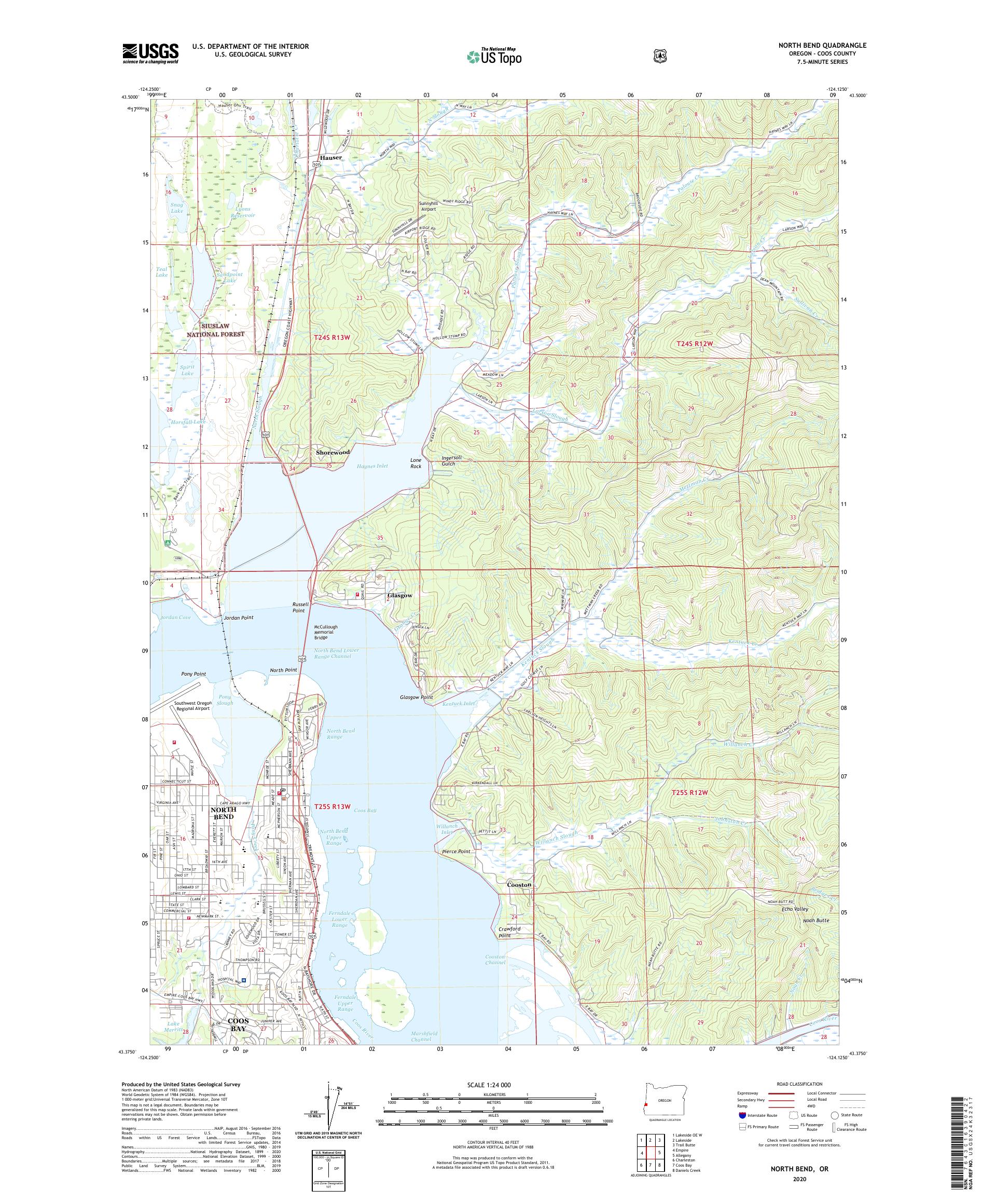 North Bend neighborhood map