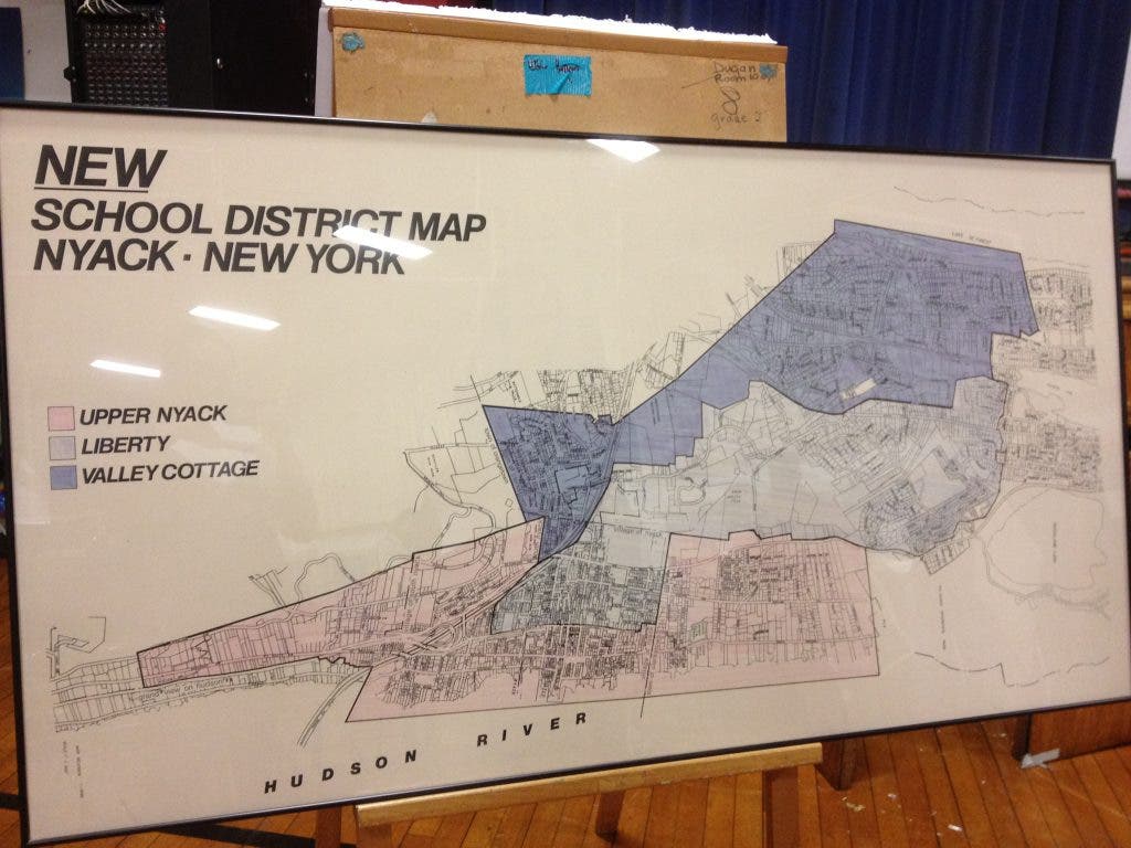 Nyack school district boundary