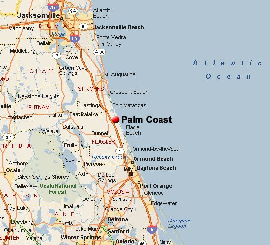 Palm Coast neighborhood map