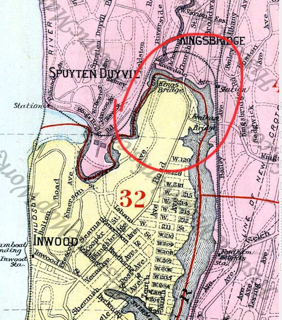 Riverdale Kingsbridge Spuyten Duyvil map