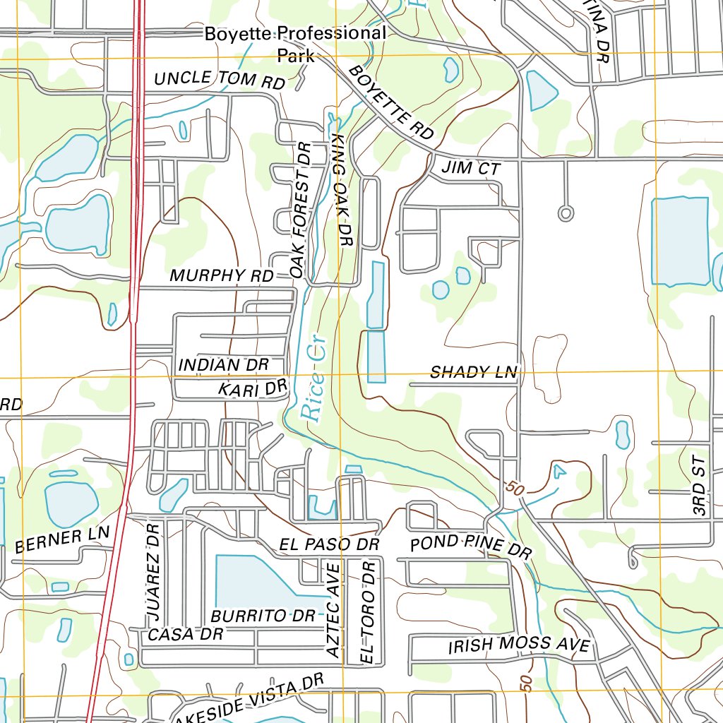 Riverview neighborhood map