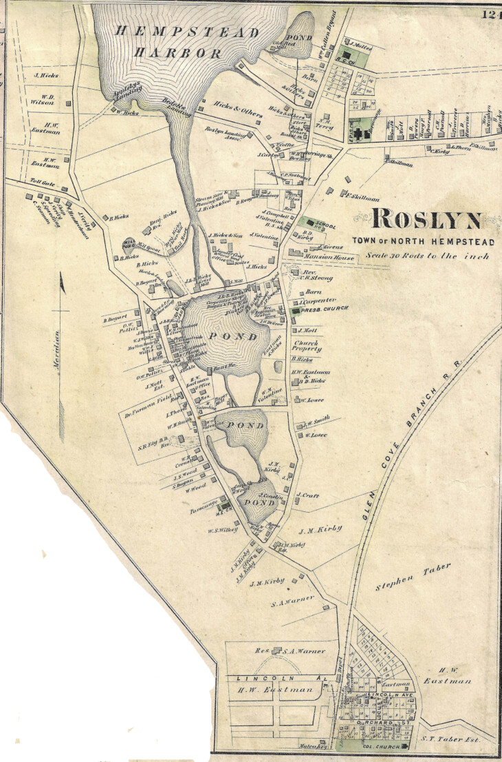 Roslyn village map