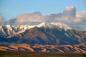 San Luis Valley mountain elevation