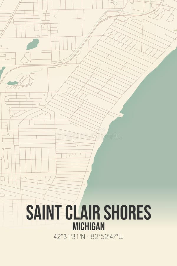 St. Clair Shores map location