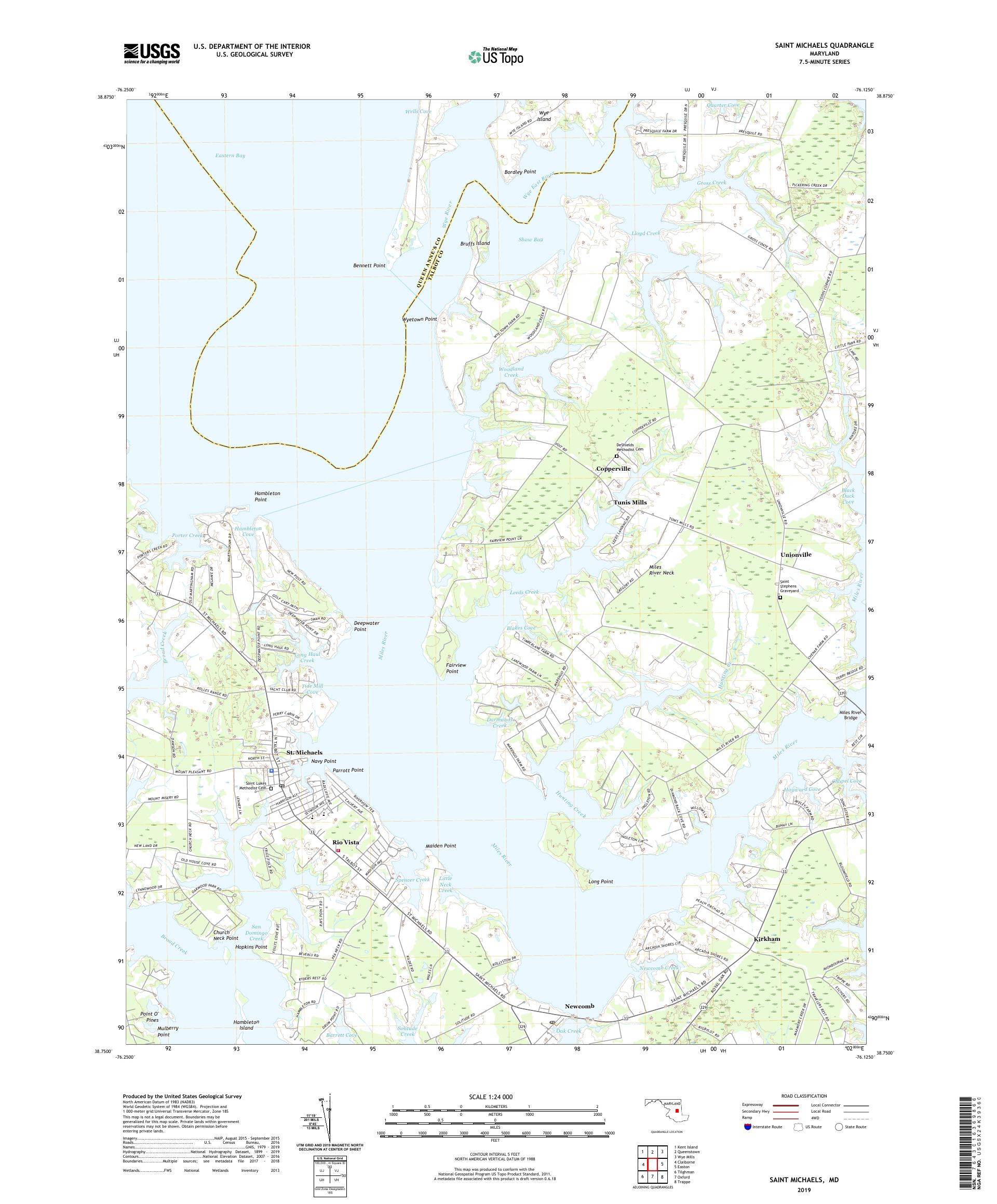 St Michaels schools map