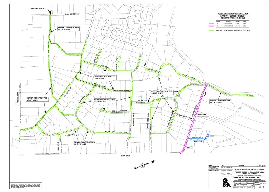 Upper Macungie water sewer map
