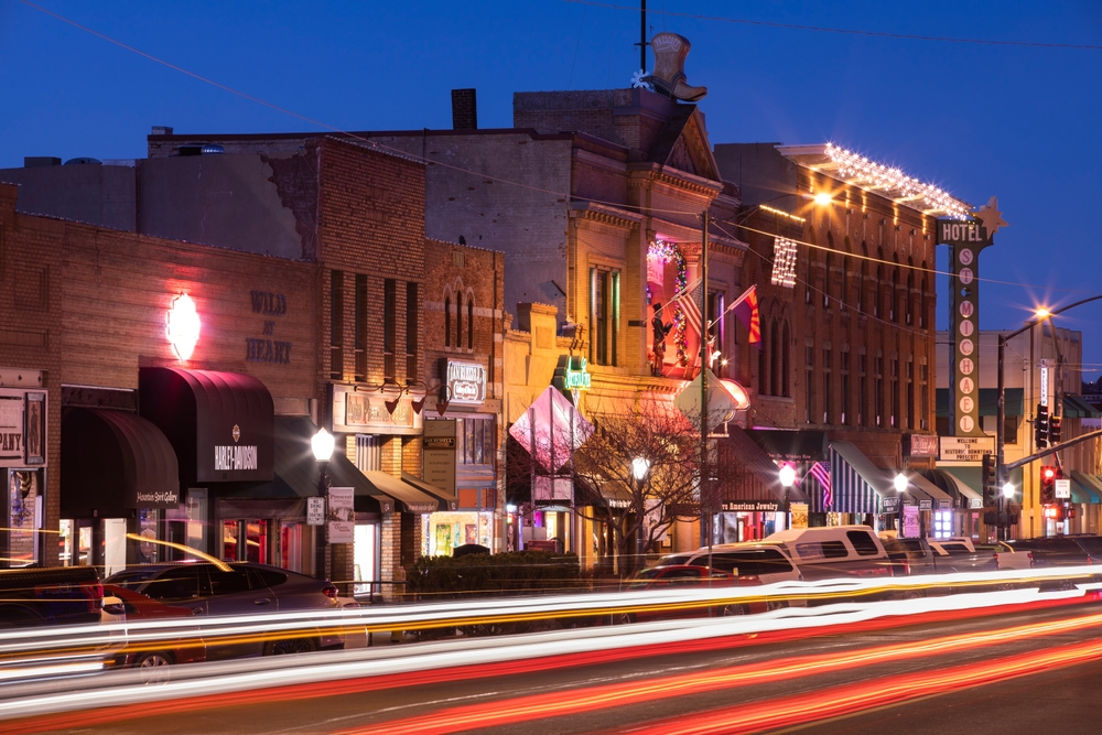 Whiskey Row Prescott downtown