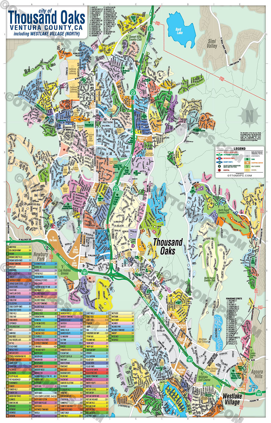 Wildwood Thousand Oaks map
