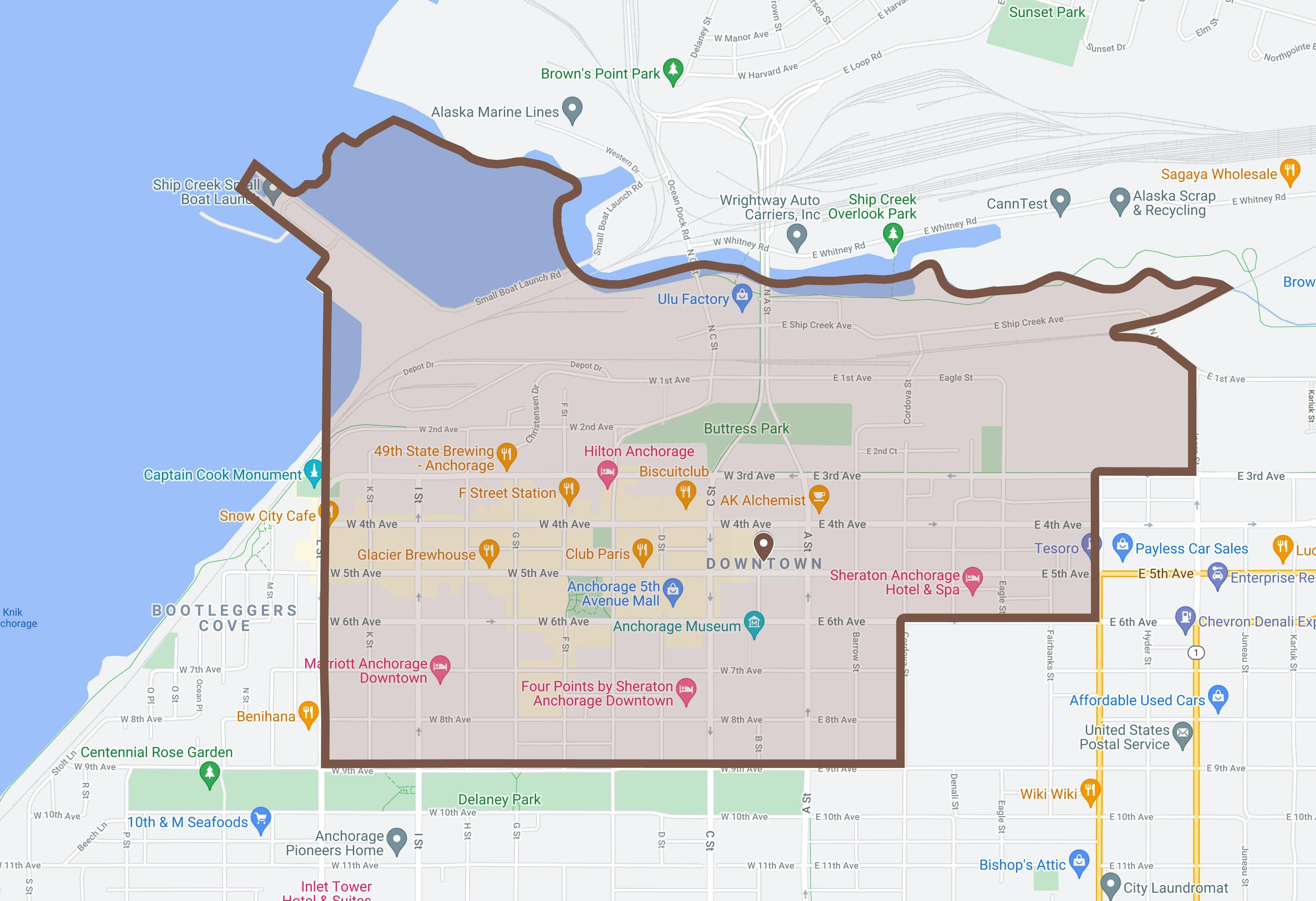 anchorage neighborhood map