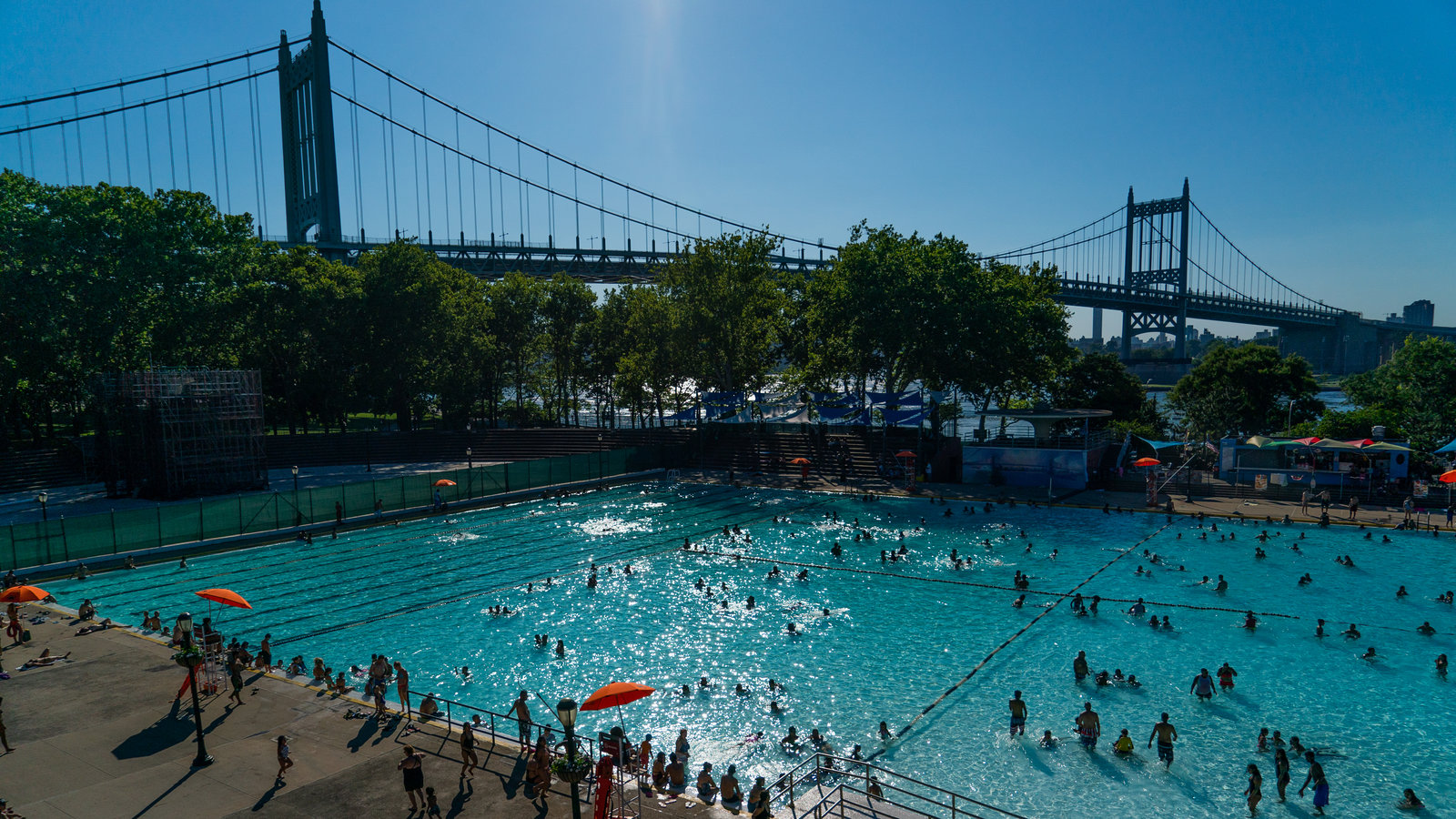 astoria park pool bridge