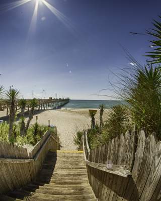 beach access parking