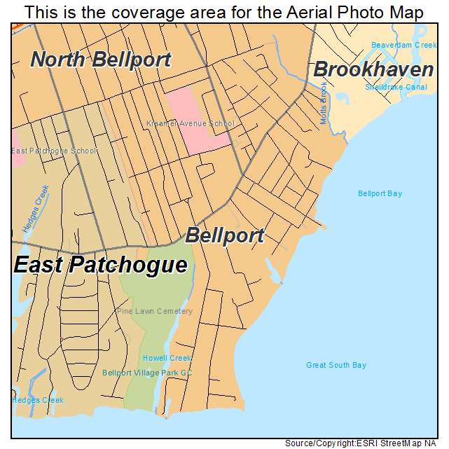 bellport village map