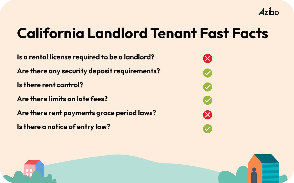 california tenant law